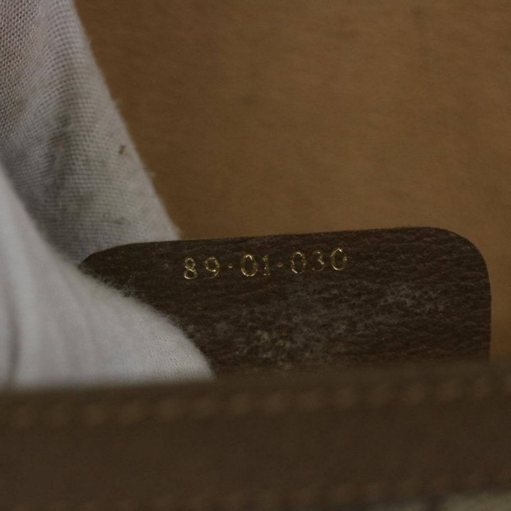 GUCCI GG Supreme Web Sherry Line Clutch Bag Beige Red 89 01 030 Auth - Picture 7 of 16